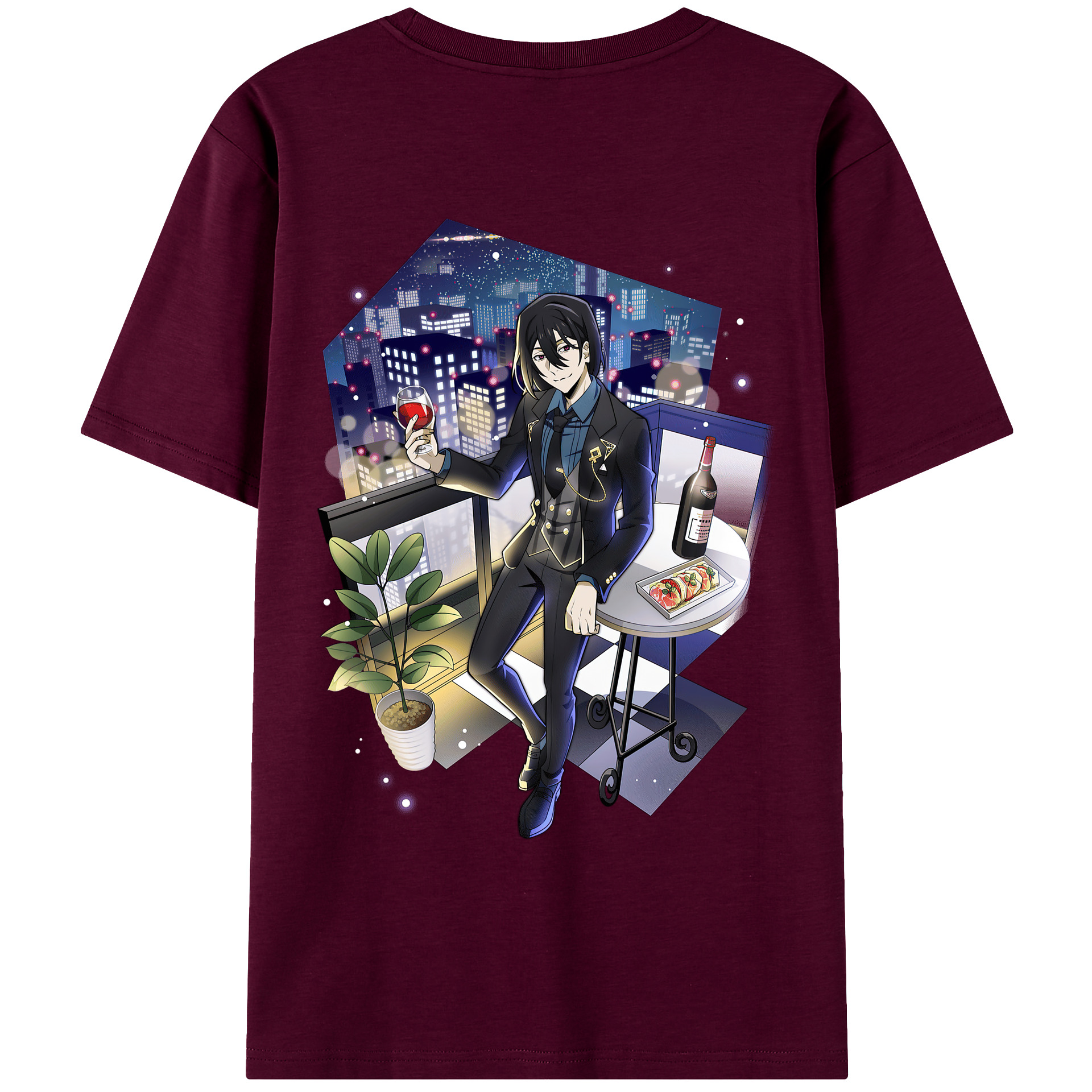 （画像用） 文豪ストレイドッグス Bungo Stray Dogs レディース半袖Tシャツ(バックプリント)